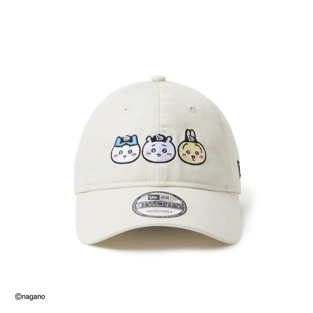 ニューエラNEWERAアウトドアカジュアル帽子キャップ9TWENTYちいかわ/ちいかわ・ハチワレ・うさぎアイボリー14864519メンズレディースユニセックス26SP春夏