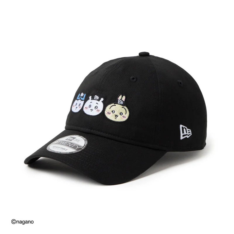 ニューエラNEWERAアウトドアカジュアル帽子キャップ9TWENTYちいかわ/ちいかわ・ハチワレ・うさぎブラック14864520メンズレディースユニセックス26SP春夏
