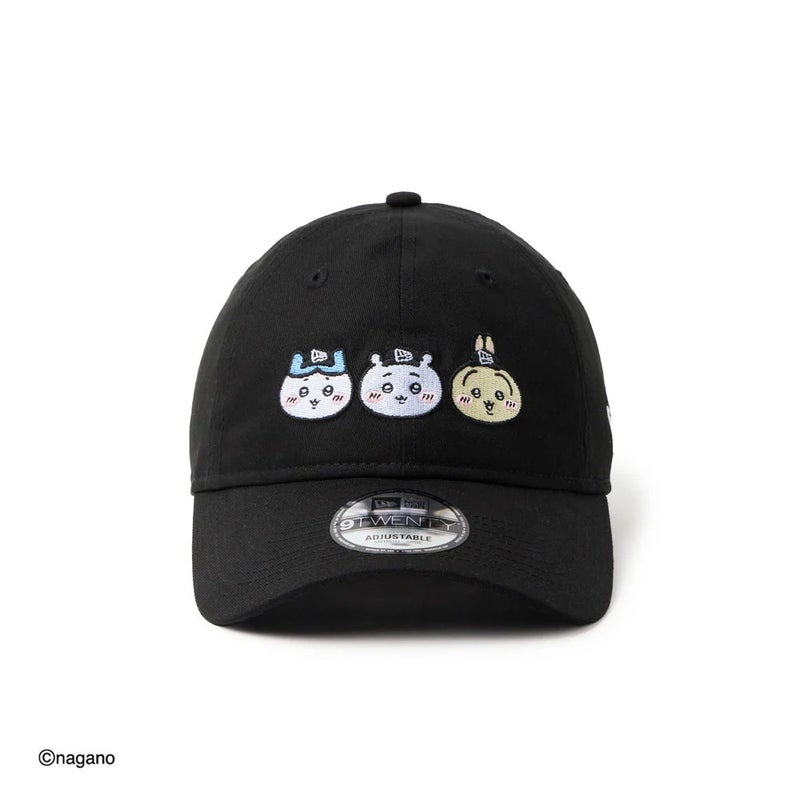 ニューエラNEWERAアウトドアカジュアル帽子キャップ9TWENTYちいかわ/ちいかわ・ハチワレ・うさぎブラック14864520メンズレディースユニセックス26SP春夏
