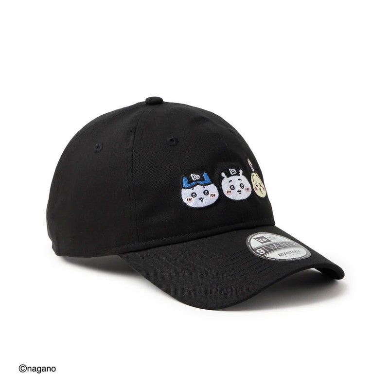 ニューエラNEWERAアウトドアカジュアル帽子キャップ9TWENTYちいかわ/ちいかわ・ハチワレ・うさぎブラック14864520メンズレディースユニセックス26SP春夏