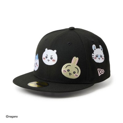 ニューエラNEWERAアウトドアカジュアル帽子キャップ59FIFTYちいかわ/キャラALLOVERブラック14864521メンズレディースユニセックス26SP春夏