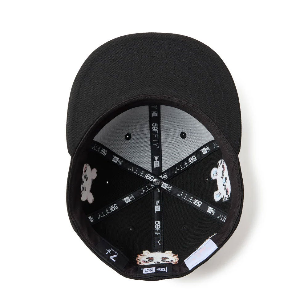 ニューエラNEWERAアウトドアカジュアル帽子キャップ59FIFTYちいかわ/キャラALLOVERブラック14864521メンズレディースユニセックス26SP春夏