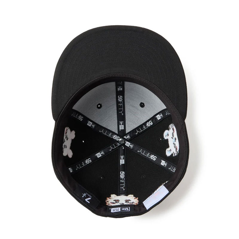 ニューエラNEWERAアウトドアカジュアル帽子キャップ59FIFTYちいかわ/キャラALLOVERブラック14864521メンズレディースユニセックス26SP春夏