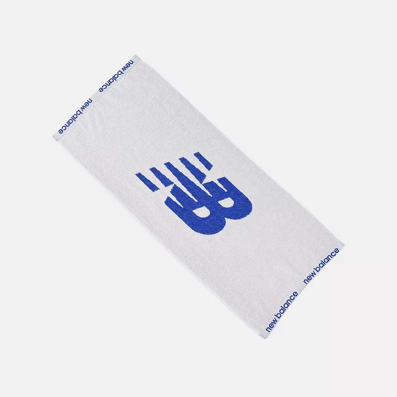 ニューバランスnewbalanceジムフィットネスヨガスポーツタオルジャガードフェイスタオルビッグフライングNBロゴLAM45772-WRメンズレディースユニセックス26SP春夏