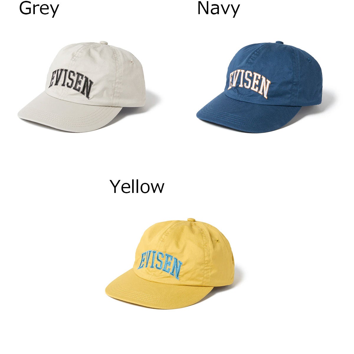 エビセン EVISEN 帽子 キャップ COLLEGE 6 PANEL 26SS-H05 26SP｜CAP