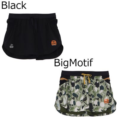 チャムスCHUMSランニングウェアボトムスショートハーフパンツ短パンチャムス×みゃこランニングスカートCH18-1387レディース女性