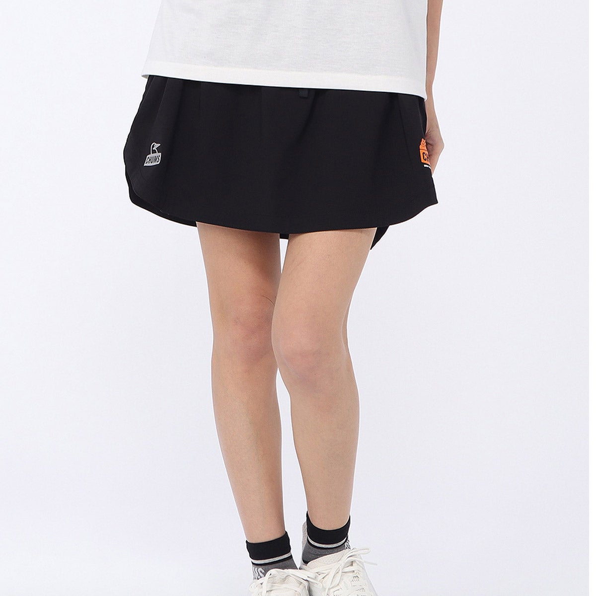 チャムスCHUMSランニングウェアボトムスショートハーフパンツ短パンチャムス×みゃこランニングスカートCH18-1387レディース女性