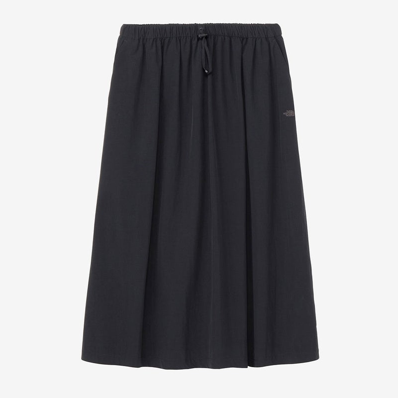 ザ・ノース・フェイスTHENORTHFACEアウトドアカジュアルウェアボトムススカートジャーニーズギャザースカートNBW32660-Kレディース女性26SP春夏