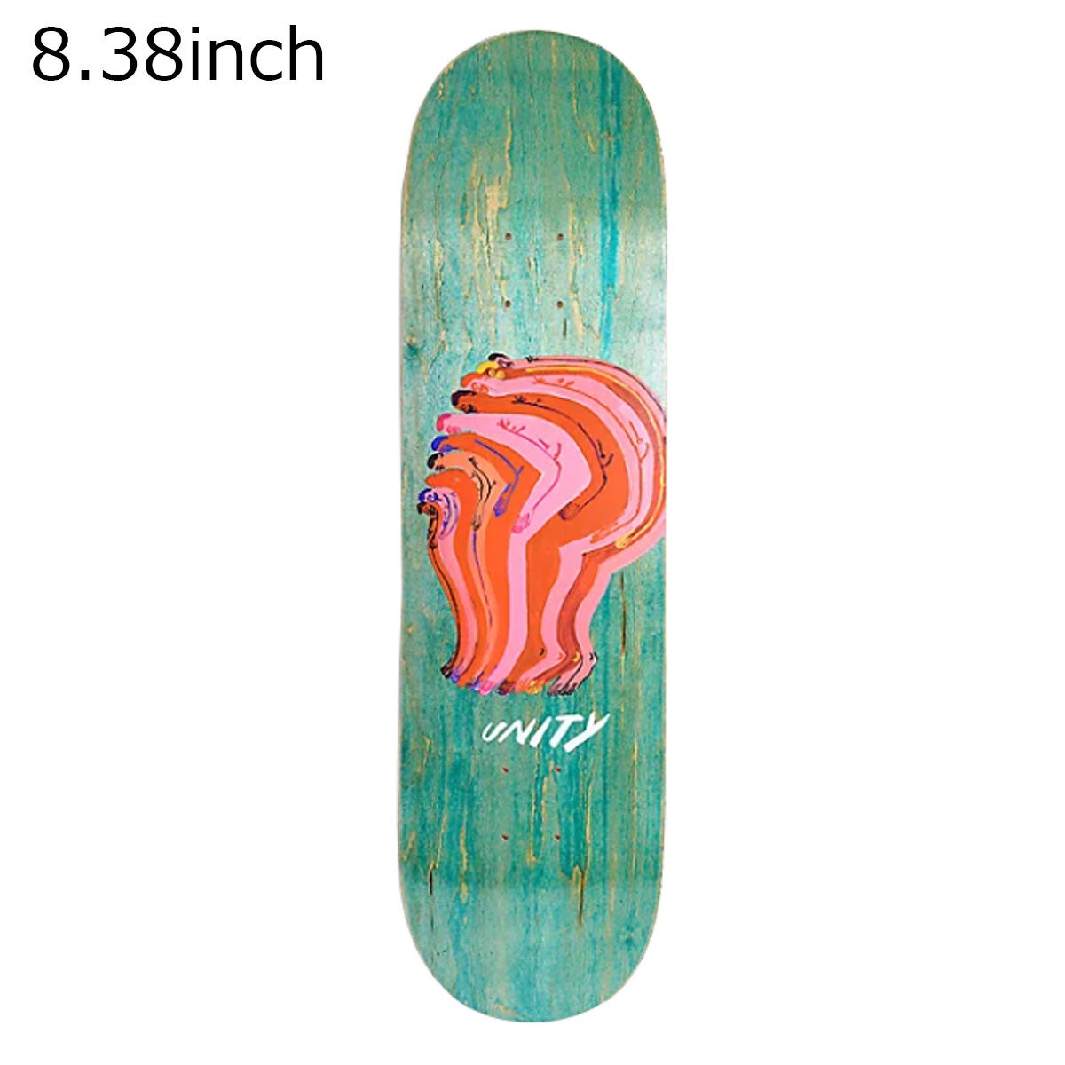 ユニティUNITYスケボースケートボードデッキ板PANCAKE8.38220000032949