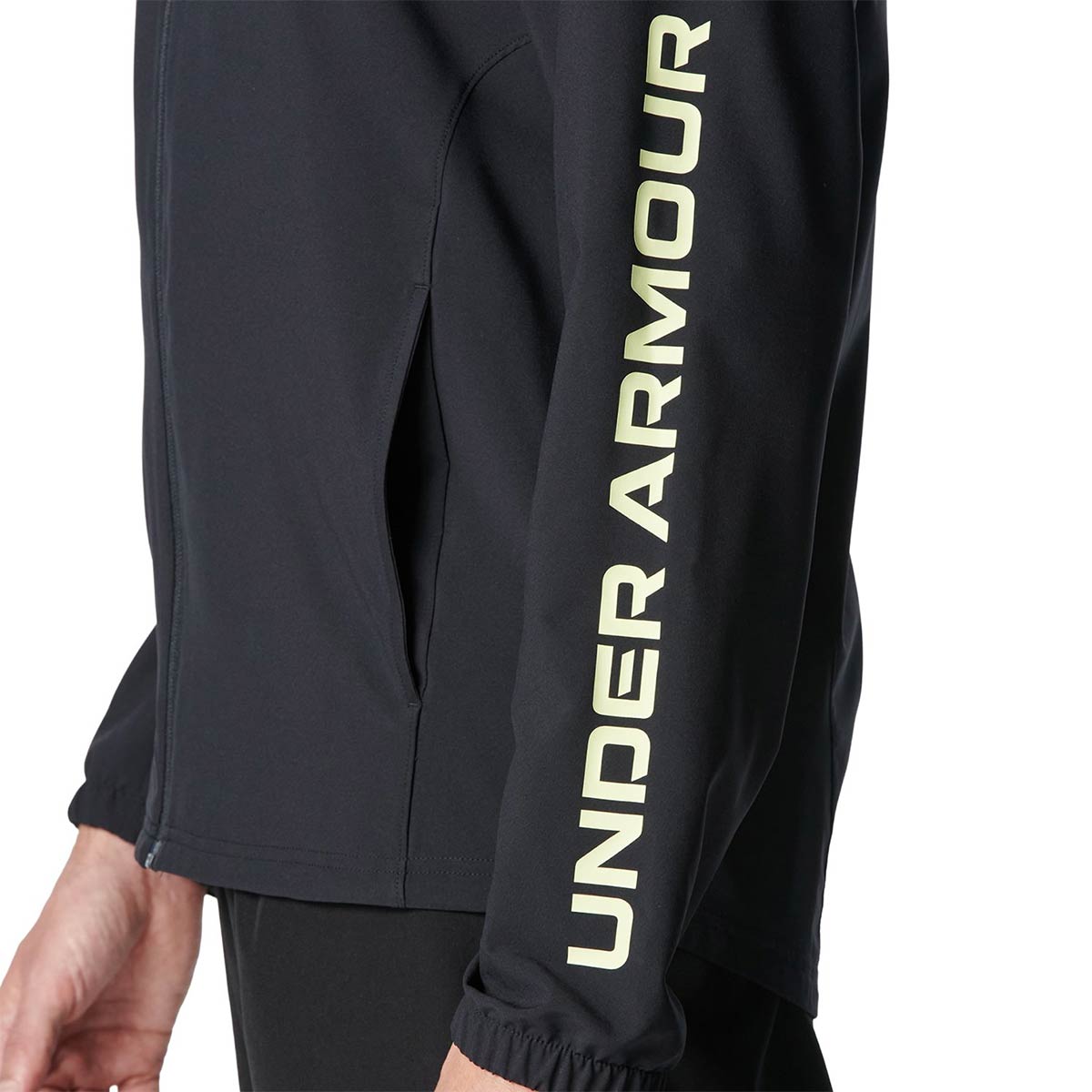 アンダーアーマーUNDERARMOURジムフィットネスヨガウェアアウタージャケットフレッシュウーブンフルジップ6001543-002メンズ男性26P