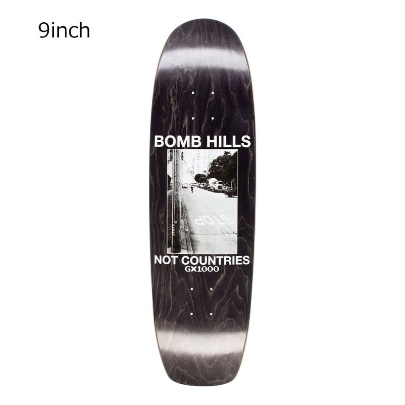 ジーエックスセンGX1000スケボースケートボードデッキ板BombHillsCruiser9.017411S740127