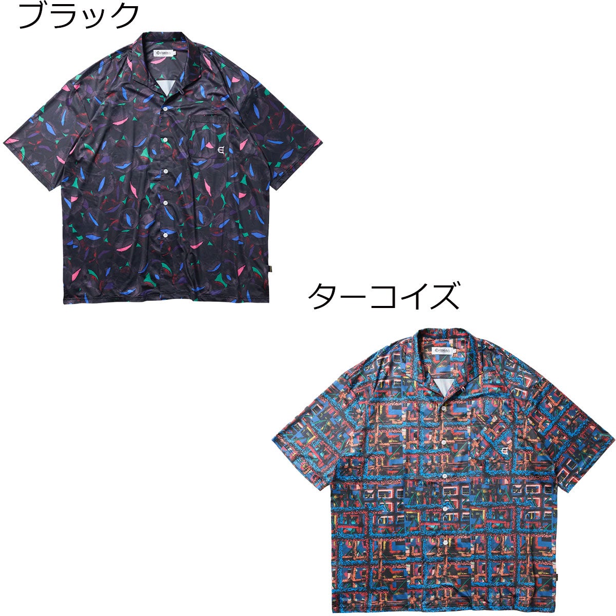 エビセンEVISENスケボースケートボードウェア半袖シャツJULIENOPENS/SSHIRT26SS-S02メンズ男性26SP春夏