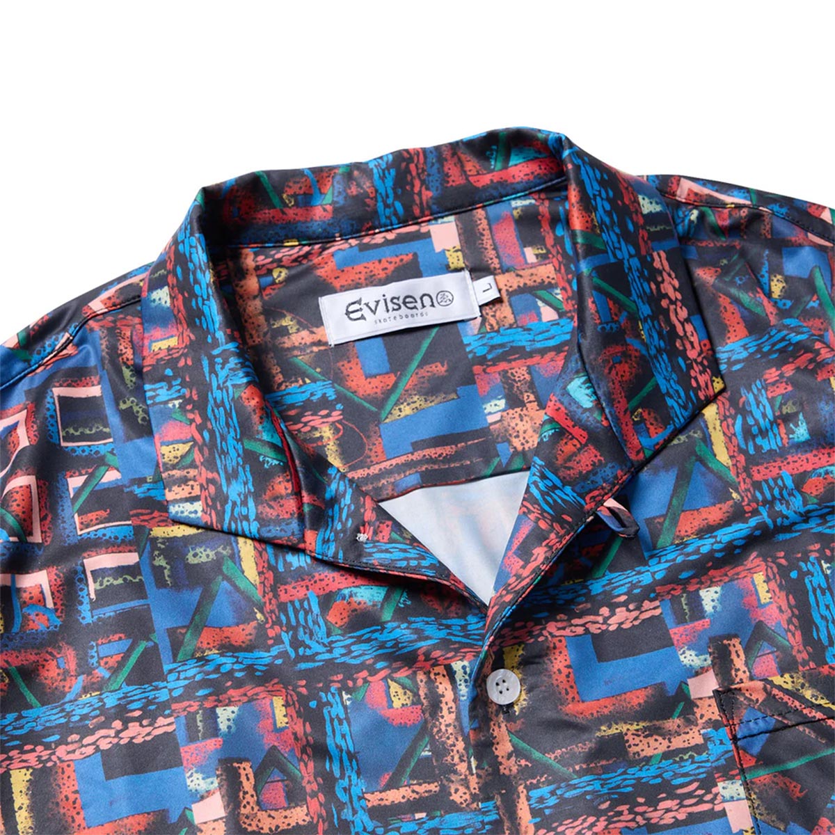 エビセンEVISENスケボースケートボードウェア半袖シャツJULIENOPENS/SSHIRT26SS-S02メンズ男性26SP春夏