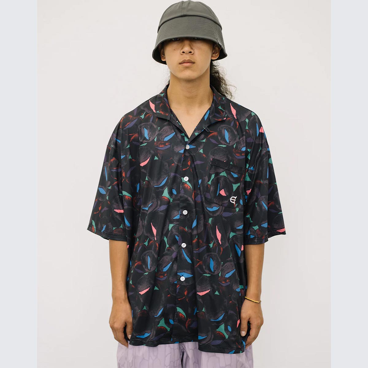 エビセンEVISENスケボースケートボードウェア半袖シャツJULIENOPENS/SSHIRT26SS-S02メンズ男性26SP春夏