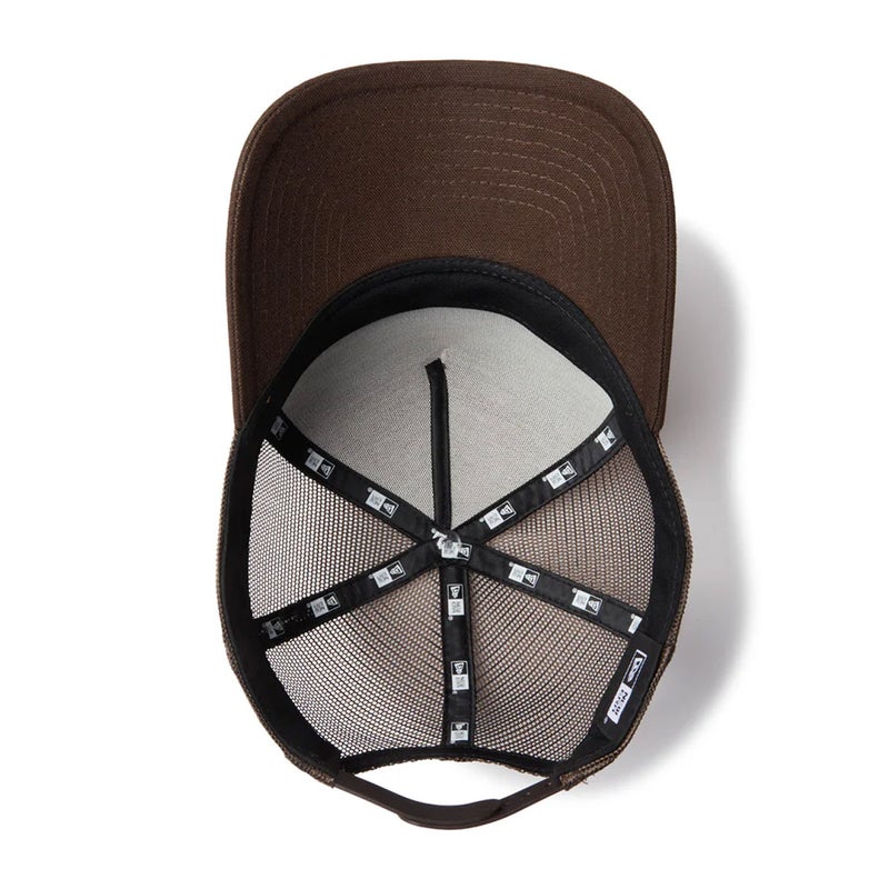 ニューエラNEWERAアウトドアカジュアル帽子キャップ9FORTYA-FrameトラッカーDuckCanvasライトブロンズ/ウォルナット14774383メンズレディースユニセックス26SP春夏