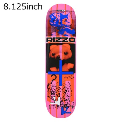 クアジQUASIスケボースケートボードデッキ板RizzoStuffie8.12517411K430078