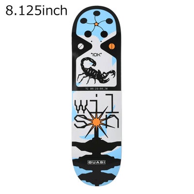 クアジQUASIスケボースケートボードデッキ板WilsonY2K8.12517411K430079