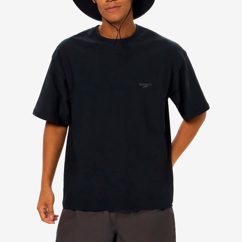 スピードSPEEDOスイムフィットネス競泳水着バーティカルラッシュガードティーSF72630-Kメンズ男性26S1