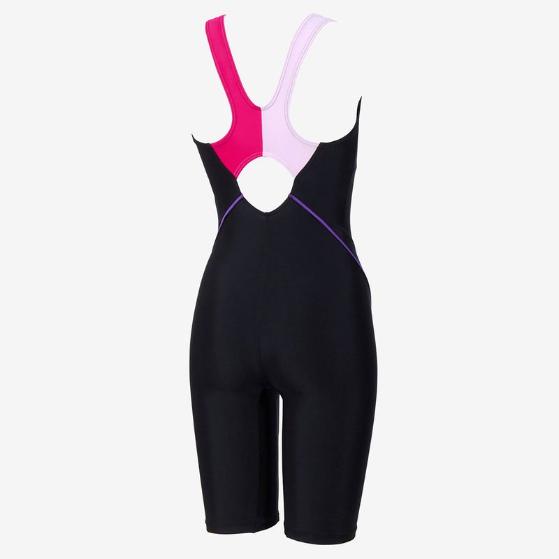 スピードSPEEDOスイムフィットネス競泳水着ストリームドッツロゴルースンニースキンSFW12614-KUレディース女性26S1