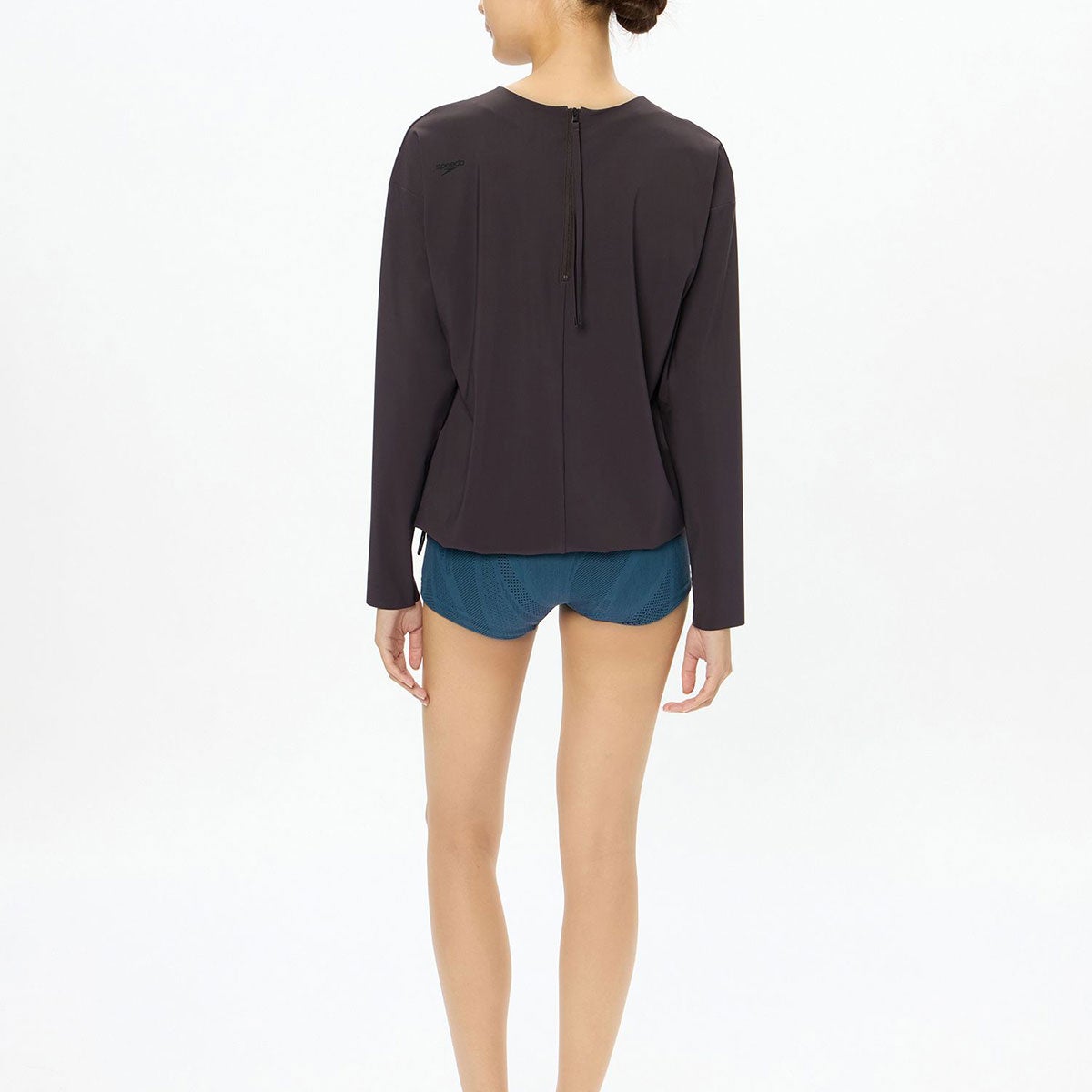 スピードSPEEDOスイムフィットネス競泳水着ステイフィットエコロングスリーブユーブイトップSFW72334-CAレディース女性26S1