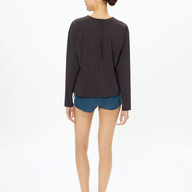 スピードSPEEDOスイムフィットネス競泳水着ステイフィットエコロングスリーブユーブイトップSFW72334-CAレディース女性26S1