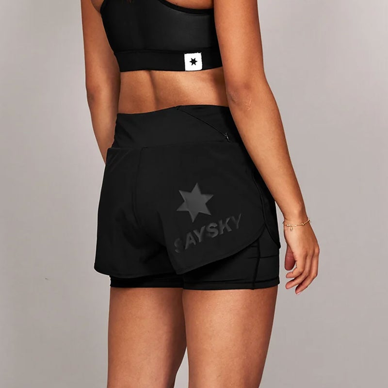 セイスカイSAYSKYランニングウェアボトムスショートハーフパンツ短パンWPace2in1Shorts3inchSW40002C901レディース女性26SP春夏