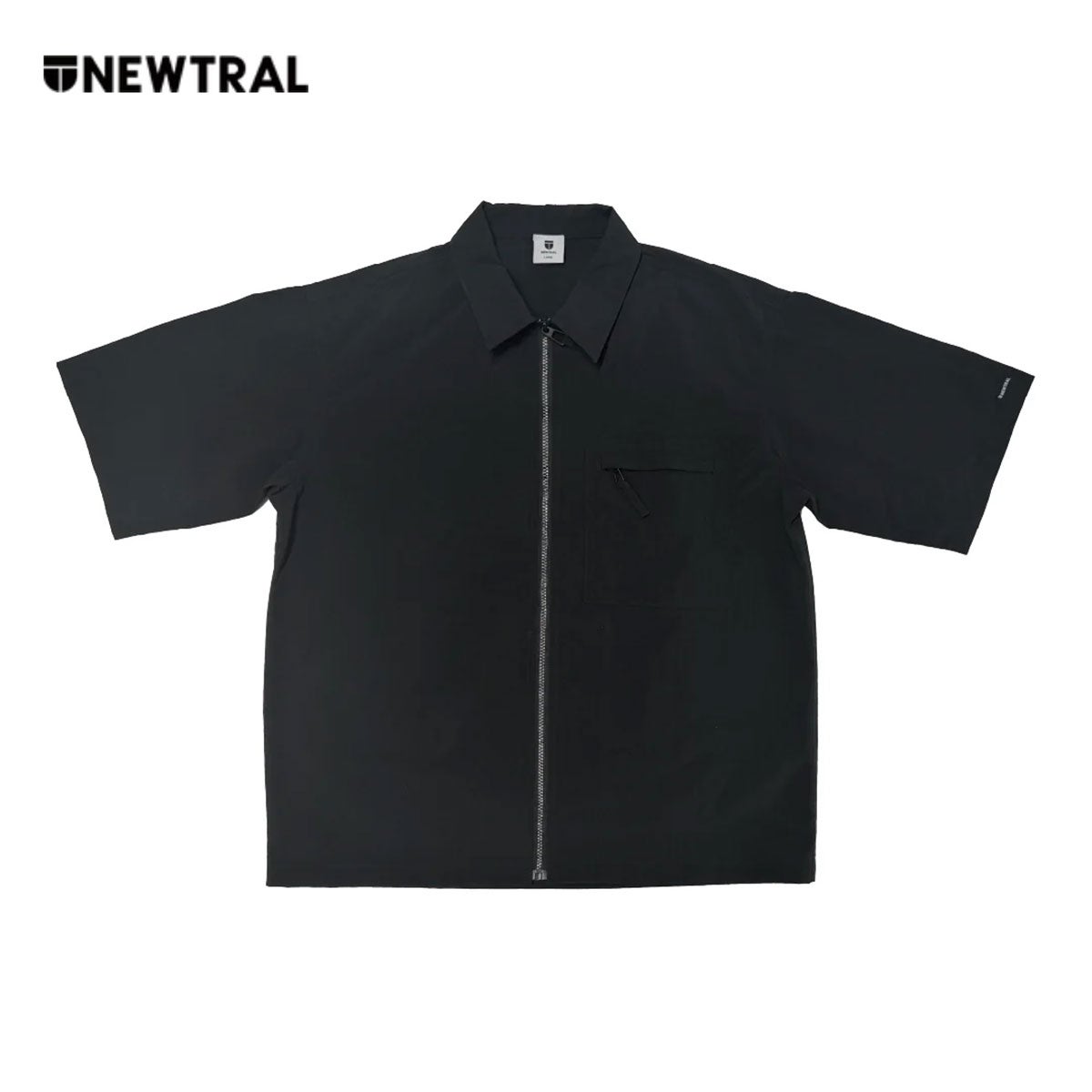 ニュートラル NEWTRAL メンズ 半袖シャツ Nylon Zip-Up Shirt