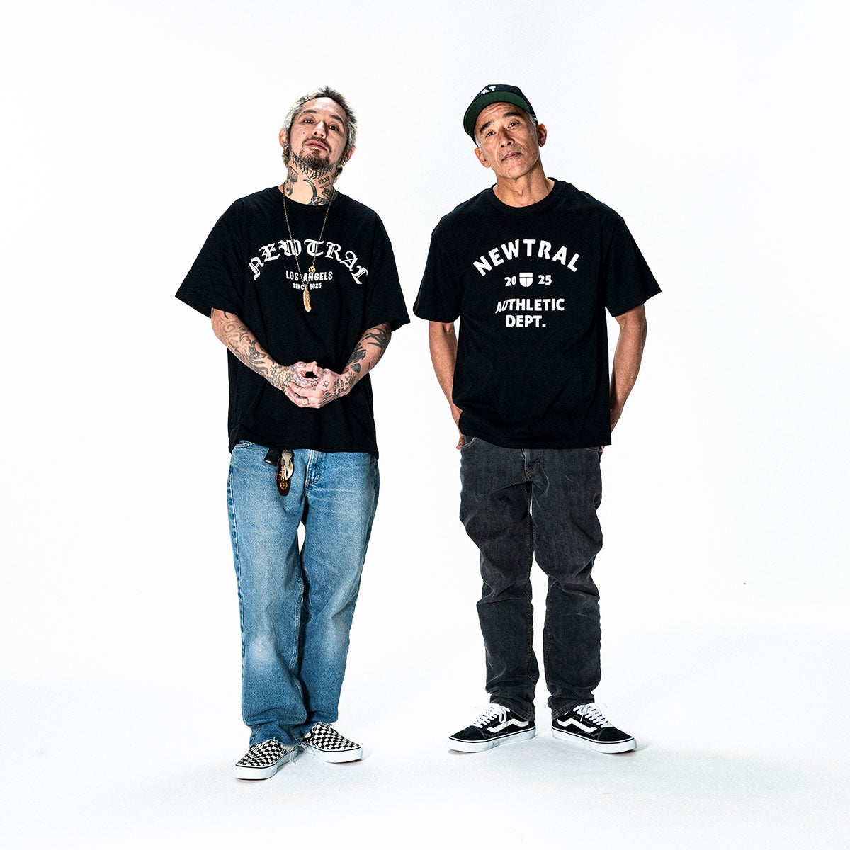 ニュートラル NEWTRAL メンズ 半袖 Tシャツ Old English logTEE