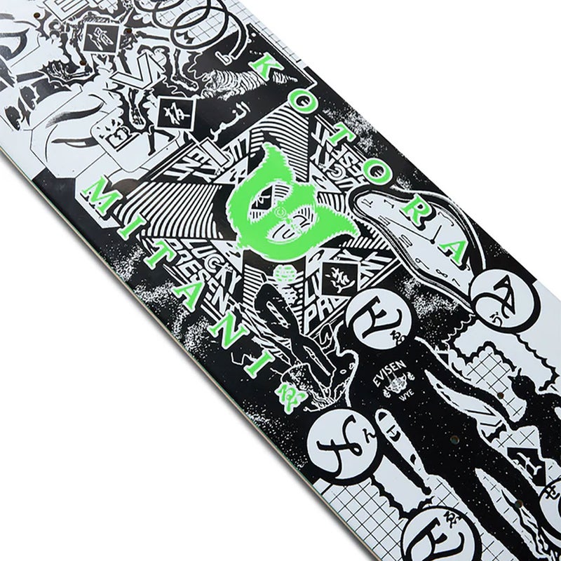 エビセンEVISENスケボースケートボードデッキ板KOTORAMITANINEWCHANNEL8.125EVI30-02