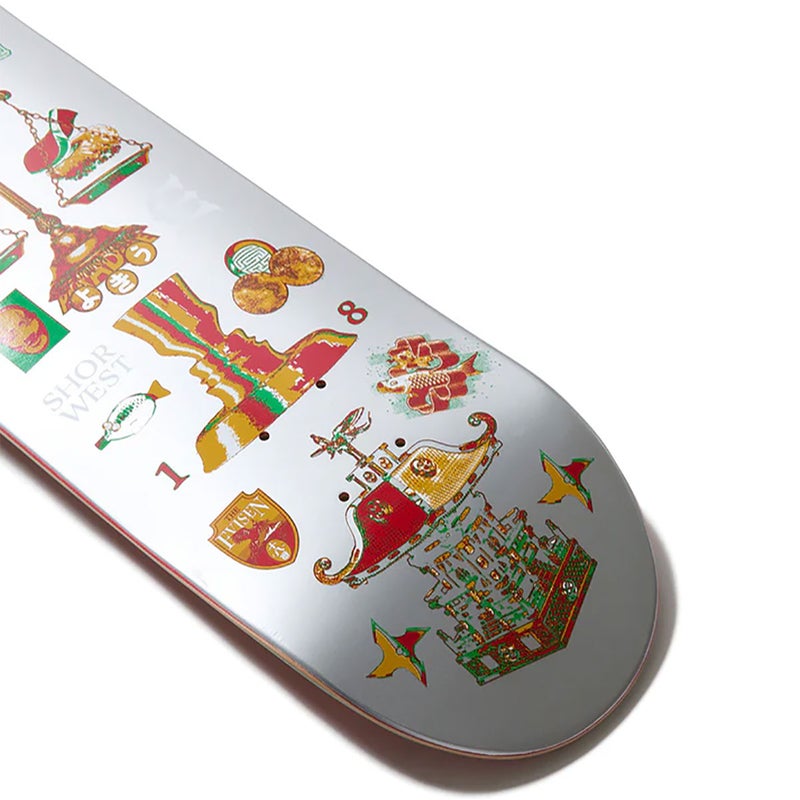 エビセンEVISENスケボースケートボードデッキ板SHORWESTDIALOGUE8.25EVI30-03