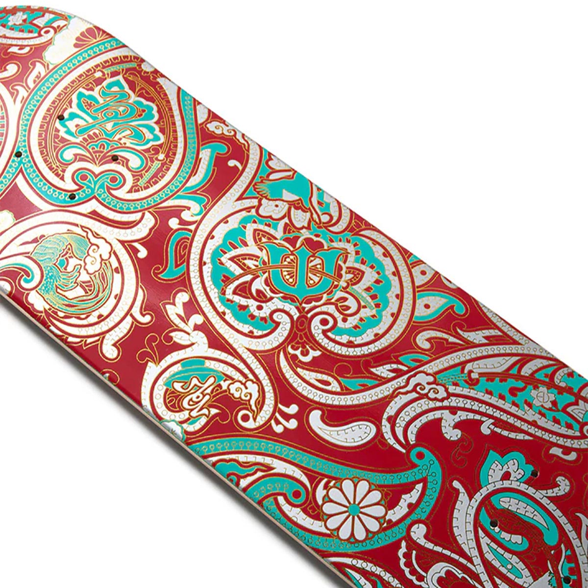 エビセンEVISENスケボースケートボードデッキ板PAISLEYREDTURQUOISEEVI30-04