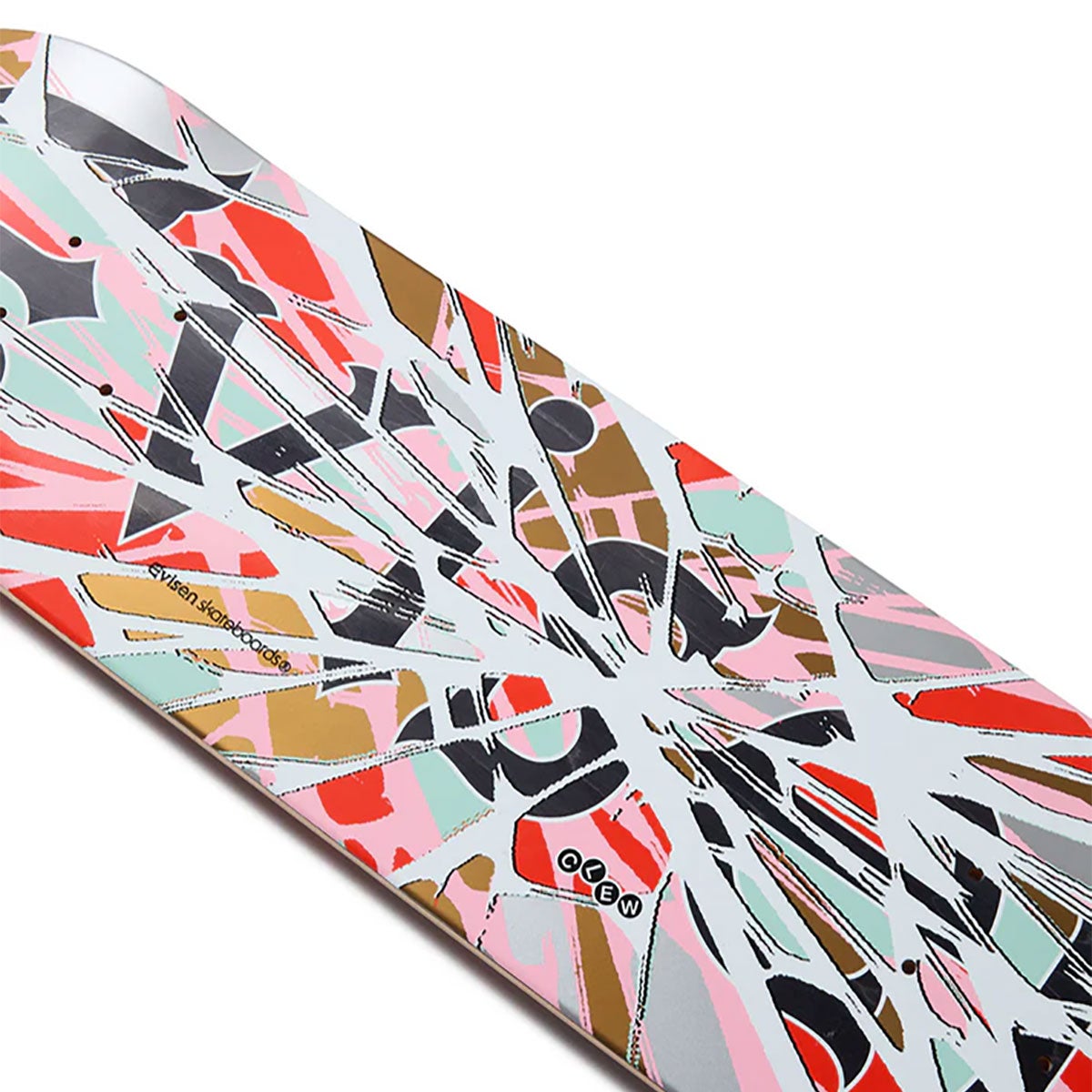 エビセンEVISENスケボースケートボードデッキ板EVI-LOGOCLASHCAMOEVI30-06