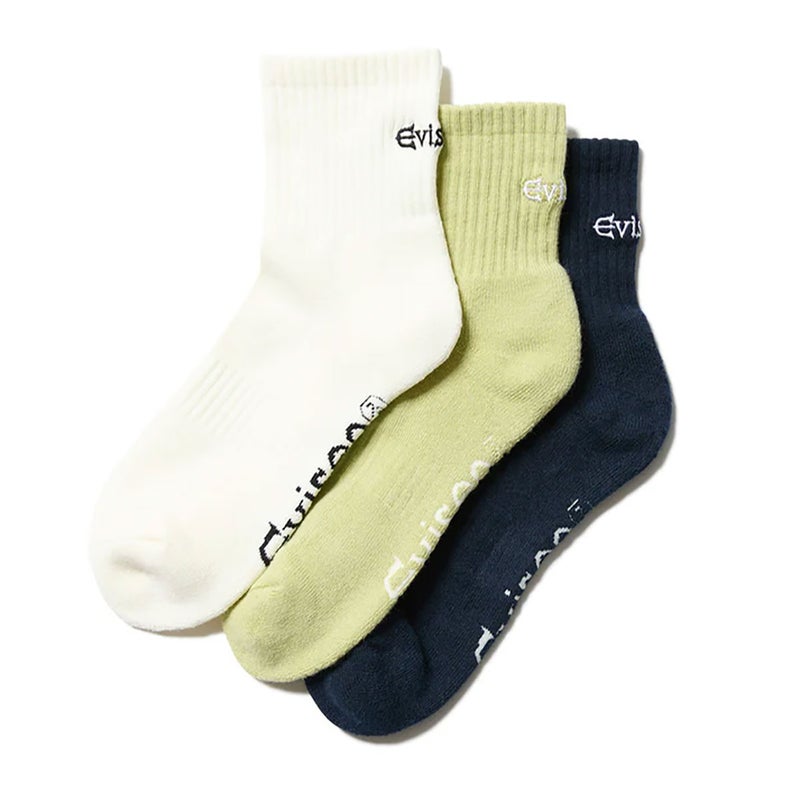 エビセンEVISENスケボースケートボードソックス靴下LOGOANKLESOCKS26SS-A02メンズ男性26SP春夏