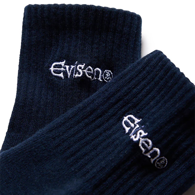 エビセンEVISENスケボースケートボードソックス靴下LOGOANKLESOCKS26SS-A02メンズ男性26SP春夏