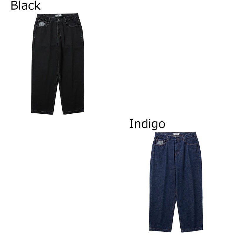 エビセンEVISENスケボースケートボードウェアボトムスロングパンツ長ズボンATARIONE-UPDENIM26SS-B03メンズ男性26SP春夏