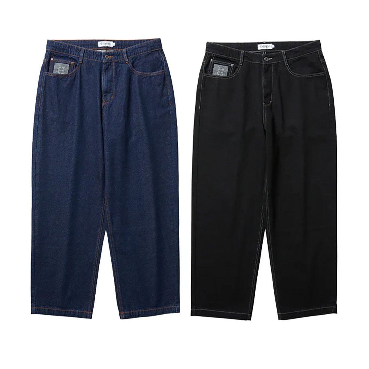 エビセンEVISENスケボースケートボードウェアボトムスロングパンツ長ズボンATARIONE-UPDENIM26SS-B03メンズ男性26SP春夏