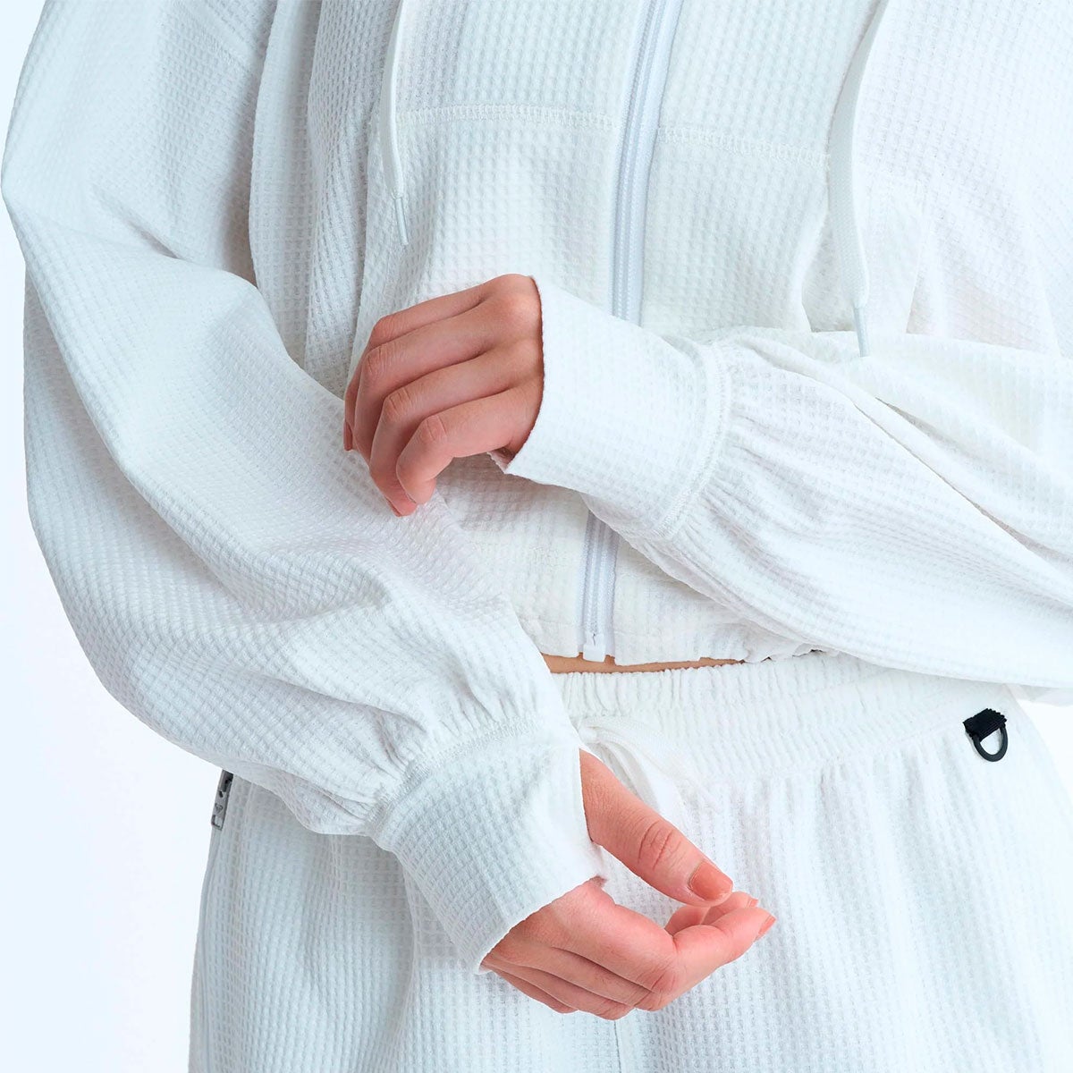 ロキシーROXYサーフィンサーフラッシュガードUVカットSEASIDEBLUEワッフル素材ジップラッシュフーディRLY261030レディース女性26SP春夏