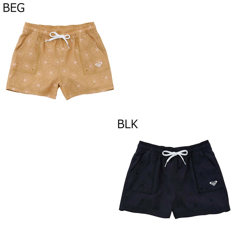 ロキシーROXYサーフィンサーフ水着ボードショーツトランクス海パンMINICOASTLINEフラワープリントボードショーツTBS261105ジュニアキッズ子ども女の子26SP春夏