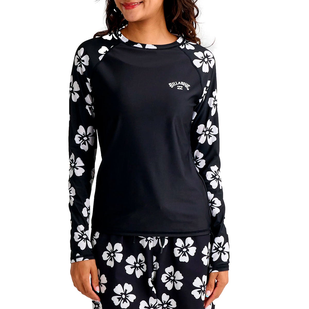 ビラボンBILLABONGサーフィンサーフラッシュガードUVカットLASTSUMMERRAGLANL長袖ラッシュガードBG013859レディース女性26SP春夏