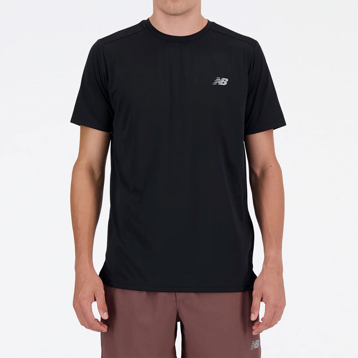 ニューバランスnewbalanceランニングウェア半袖TシャツSportEssentialsランショートスリーブTシャツMT41222-BKメンズ男性26SP春夏