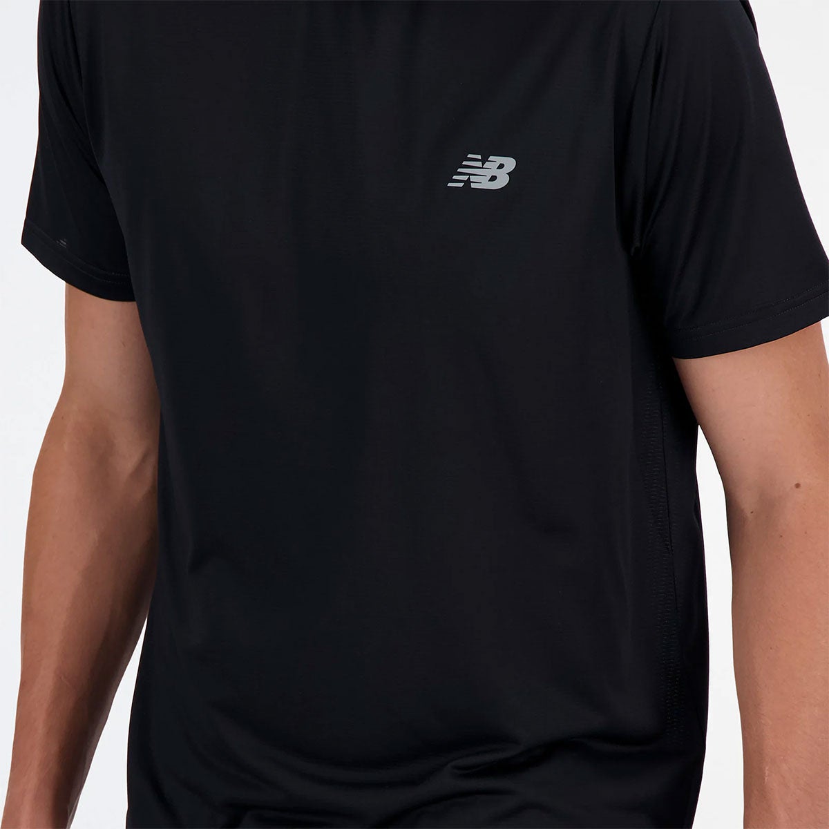 ニューバランスnewbalanceランニングウェア半袖TシャツSportEssentialsランショートスリーブTシャツMT41222-BKメンズ男性26SP春夏