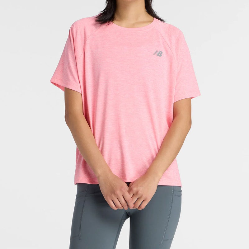 ニューバランスnewbalanceジムフィットネスヨガウェア半袖TシャツスポーツパフォーマンスTシャツWT6172ZL-AD1レディース女性26SP春夏