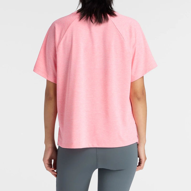 ニューバランスnewbalanceジムフィットネスヨガウェア半袖TシャツスポーツパフォーマンスTシャツWT6172ZL-AD1レディース女性26SP春夏