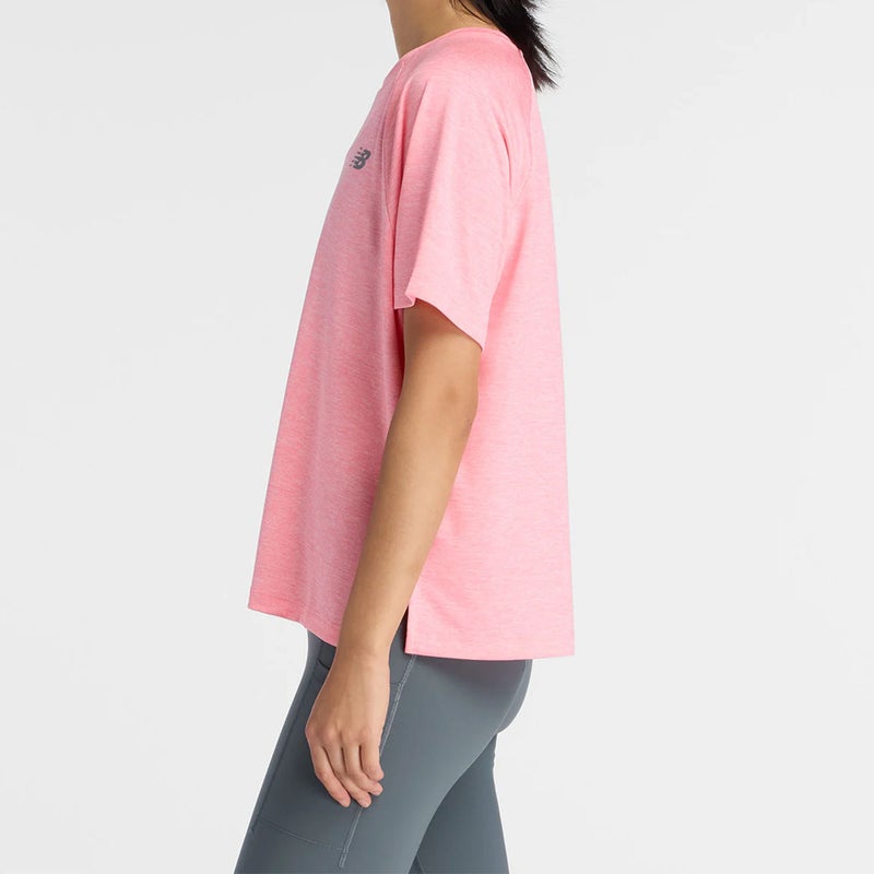 ニューバランスnewbalanceジムフィットネスヨガウェア半袖TシャツスポーツパフォーマンスTシャツWT6172ZL-AD1レディース女性26SP春夏