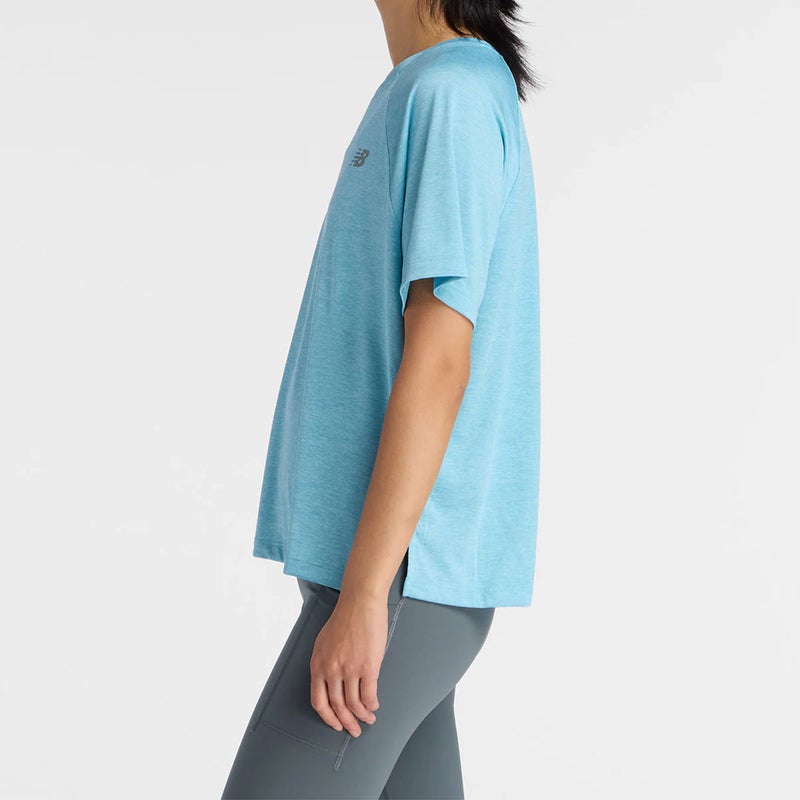 ニューバランスnewbalanceジムフィットネスヨガウェア半袖TシャツスポーツパフォーマンスTシャツWT6172ZL-AEBレディース女性26SP春夏