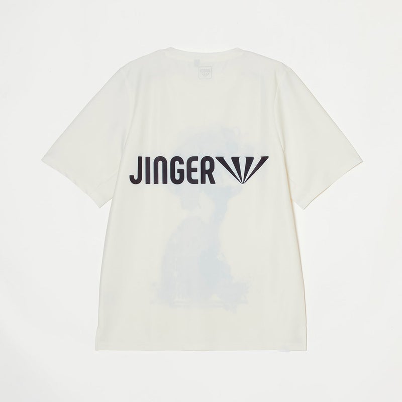 ジンガーJINGERランニングウェア半袖TシャツランニングTシャツJ-1051-WHTPNKメンズレディースユニセックス26SP春夏