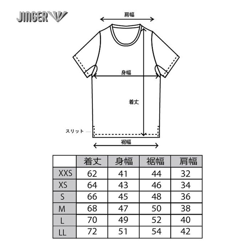 ジンガーJINGERランニングウェア半袖TシャツランニングTシャツJ-1052-WHTメンズレディースユニセックス26SP春夏