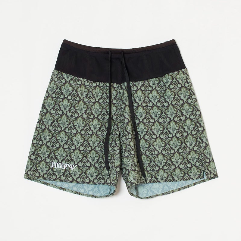 ジンガーJINGERランニングウェアボトムスショートハーフパンツ短パンマルチポケット付きランニングパンツJ-2076-BLKメンズレディースユニセックス26SP春夏