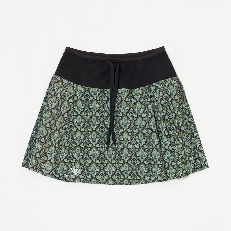 ジンガーJINGERランニングウェアボトムスショートハーフパンツ短パンマルチポケット付きランニングプリーツスカートJ-2077-BLKレディース女性26SP春夏