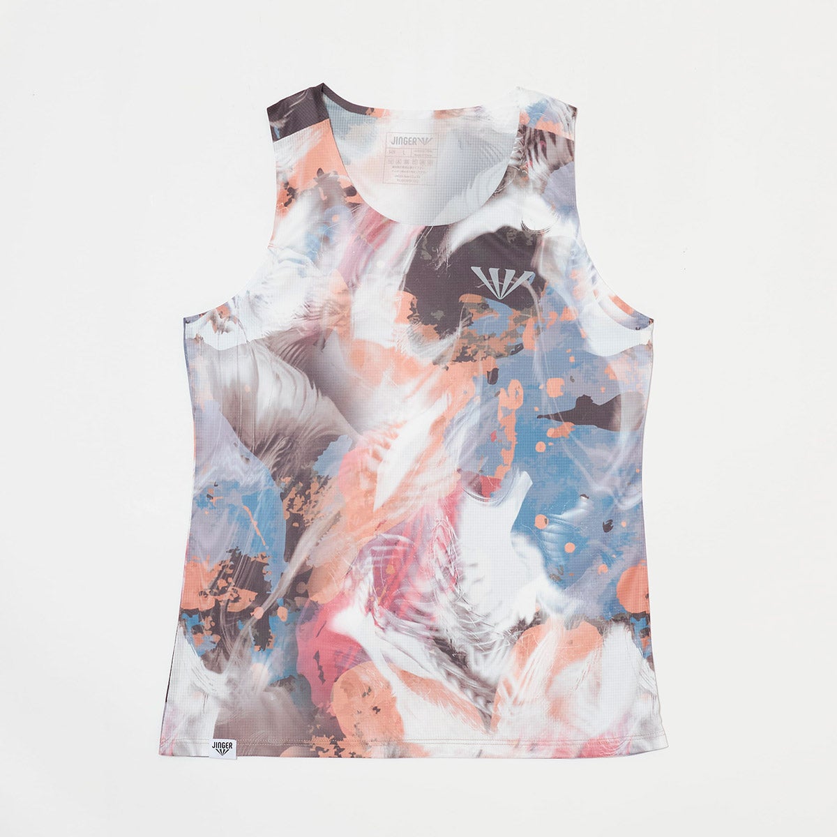 ジンガーJINGERランニングウェアノースリーブタンクトップランニングタンクトップJF-4030-BRNレディース女性26SP春夏